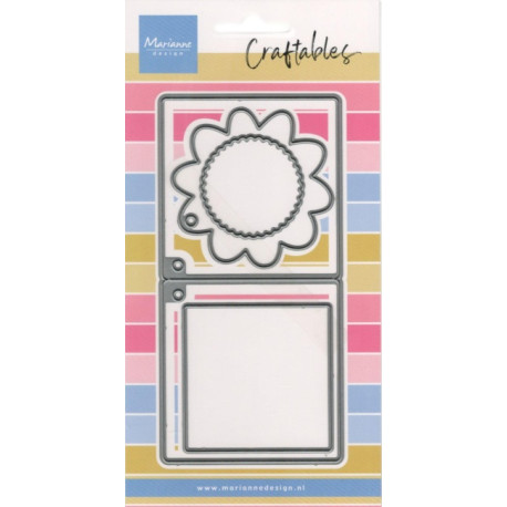 Vyřezávací šablony - Květinový štítek (MD)