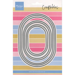 Vyřezávací šablony - Základní obdéníky zaoblené (MD)