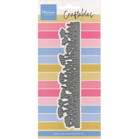 Vyřezávací šablona - Louka, okrajová (MD)