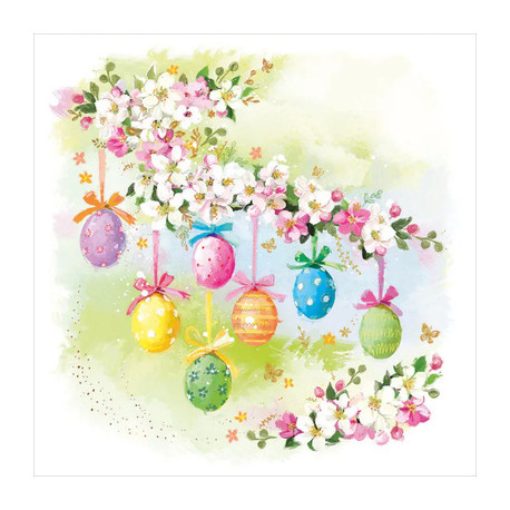 Květy a vejce 33x33