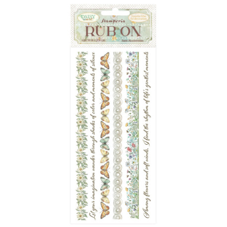 Transfer Stamperia 10x21,6cm - Daisy Art, proužky (DFLRB225)