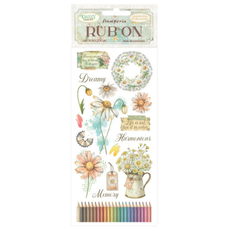 Transfer Stamperia 10x21,6cm - Daisy Art, harmonie (DFLRB224)