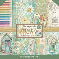 Sada papírů 30,5x30,5 190g Daisy Art (SBBL182)