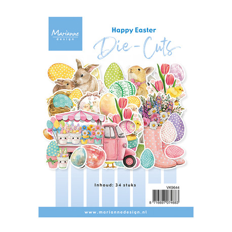 Sada papírových výseků Veselé Velikonoce (MD)