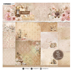 Sada papírů na pozadí 20x20 Spring Meadow nr.270 (SL)