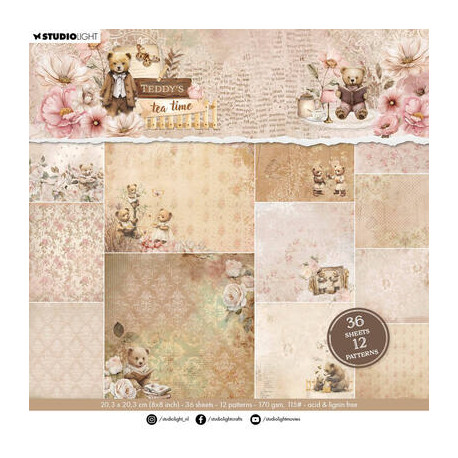 Sada papírů na pozadí 20x20 Spring Meadow nr.270 (SL)