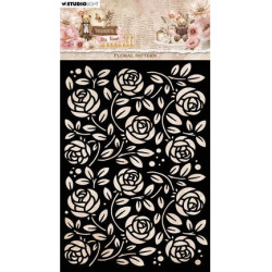 Šablona Floral pattern Teddy's Tea Time nr. 388 (SL)