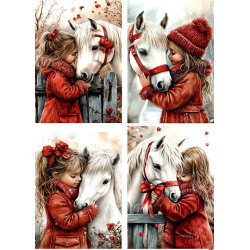 Papír rýžový A4 Nerozluční přátelé, tulení