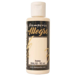 Akryl.barva Allegro 60ml Ivory (Stamperia)