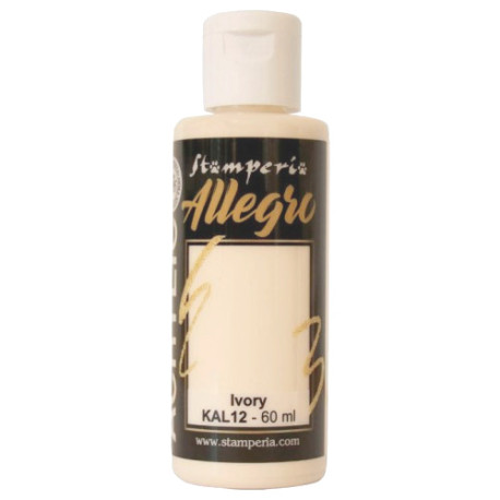 Akryl.barva Allegro 60ml Ivory (Stamperia)