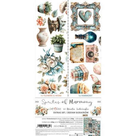 Sprites of Harmony Extras Set Mix - sada k vystřihování (Craft O´Clock)