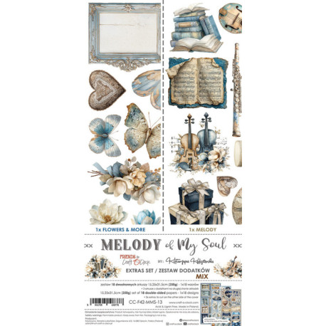 Melody of My Soul Extras Set Mix - sada k vystřihování (Craft O´Clock)