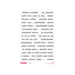 Samolepky - Narozeniny, všechno nejlepší 10x15