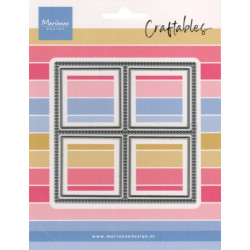 Vyřezávací šablony - 4 poštovní známky (MD)