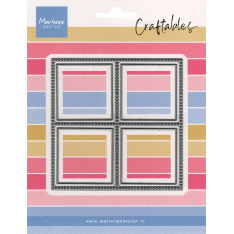 Vyřezávací šablony - 4 poštovní známky (MD)