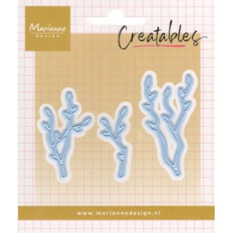 Vyřezávací šablony - Větvičky s poupaty (MD)