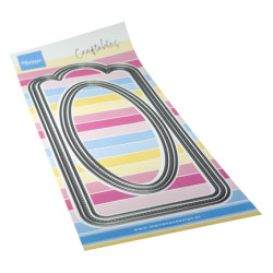 Vyřezávací šablony - Tenké linie a obloukem (MD)