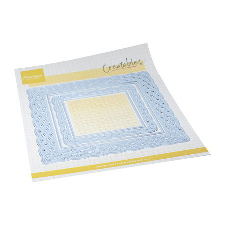 Vyřezávací šablony - Proutěné čtverce (MD)