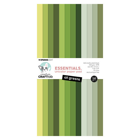 Sada papírů All greens Essentials nr. 406 (SL)