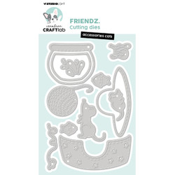 Vyřezávací šablony - Accessoires Cats Friendz nr.742 (SL)