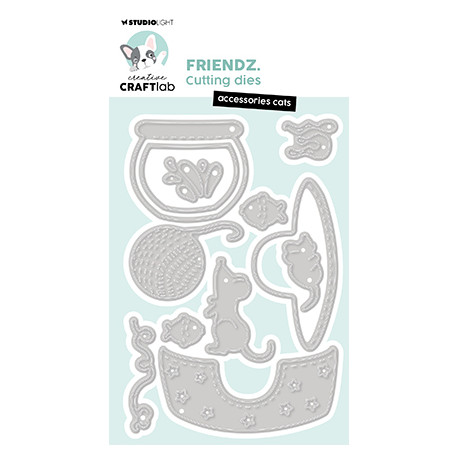 Vyřezávací šablony - Accessoires Cats Friendz nr.742 (SL)