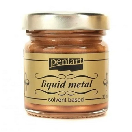 Tekutý kov Pentart 30ml měděný