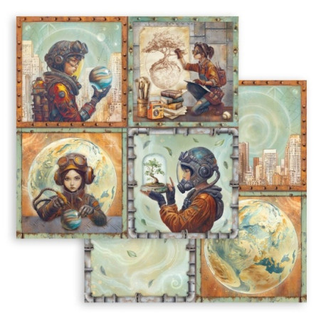 A new Beginning, 4 obrázky 30,5x30,5 scrapbook