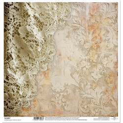Tapetový vzor, krajka - scrap.papír 31x32cm (ITD)