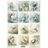 Papír rýžový A4 Víly akvarel, mořské víly