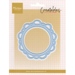 Vyřezávací šablony - Malý proutěný kruh (MD)