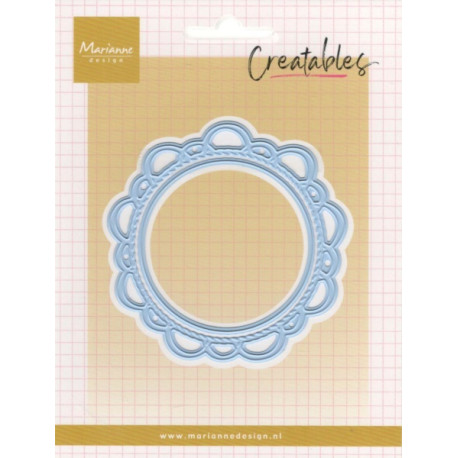 Vyřezávací šablony - Malý proutěný kruh (MD)