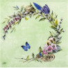 Věnec z jarních květin 33x33