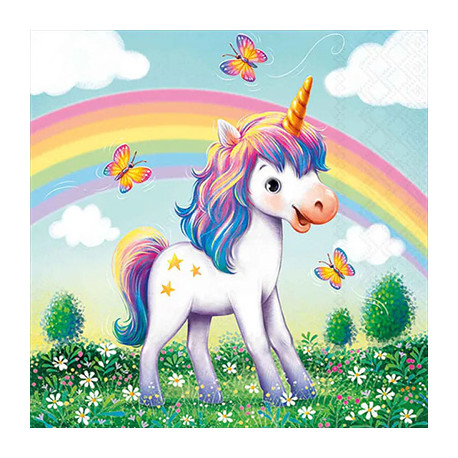 Veselý jednorožec 33x33