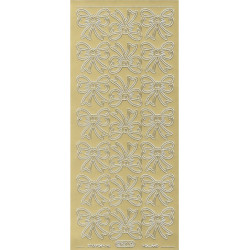 Kontury mašle zlato