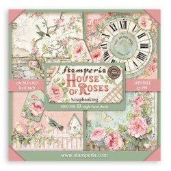 Sada papírů MAXI 20,3x20,3 190g House of Roses (SBBSXB11)