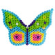 Sada zažehlovací korálky a podložka - motýl