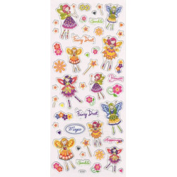 Samolepky 10x23cm - květinové víly