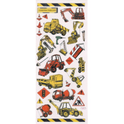 Samolepky 10x23cm - stavba