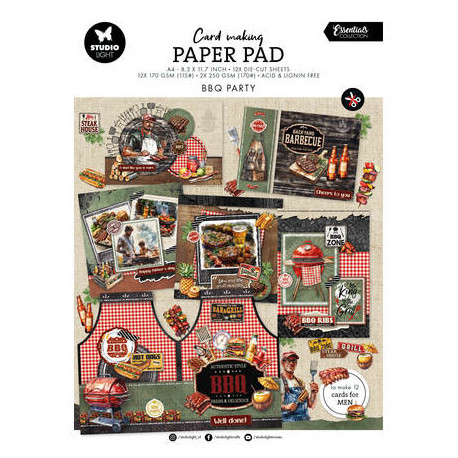 Sada papírových výseků A4 BBQ Party Essentials no. 27 (SL)