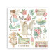 Transfer Stamperia 15,5x15,5cm - Wonderland (DFLRBX15)