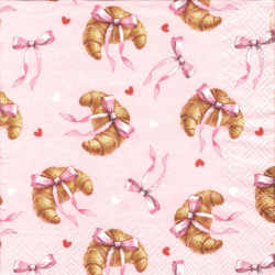 Croissanty s mašličkou 25x25