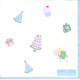 Birthday White 25x25