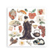 Transfer Stamperia 15,5x15,5cm - Oriental Garden (DFLRBX19)