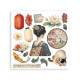 Transfer Stamperia 15,5x15,5cm - Oriental Garden (DFLRBX19)