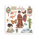 Transfer Stamperia 15,5x15,5cm - Oriental Garden (DFLRBX19)