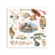 Transfer Stamperia 15,5x15,5cm - Oriental Garden (DFLRBX19)