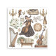 Transfer Stamperia 15,5x15,5cm - Symphony (DFLRBX16)