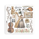 Transfer Stamperia 15,5x15,5cm - Symphony (DFLRBX16)