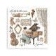 Transfer Stamperia 15,5x15,5cm - Symphony (DFLRBX16)