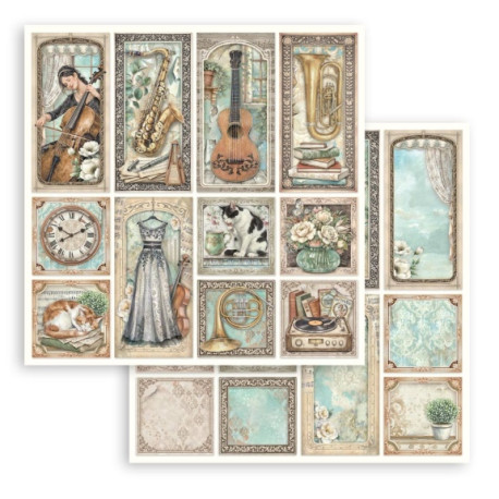 Symphony, mix obrázků 30,5x30,5 scrapbook